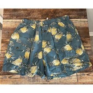 Tommy Bahama Pineapple Print Swim Trunks XL
